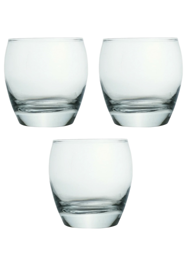 Whisky Glass 3pc Set 310ml Claire De Saye - 40983