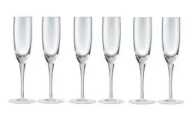 Champagne Glass 150Ml Long Stem Clear 40949
