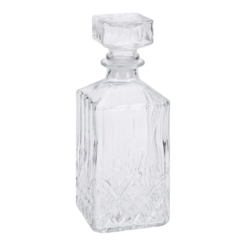 Decanter 900ml Cut Glass with Lid - JAR29