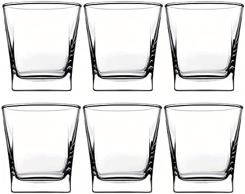 Whisky Glass 6pc 310cc Square - Carre 41290