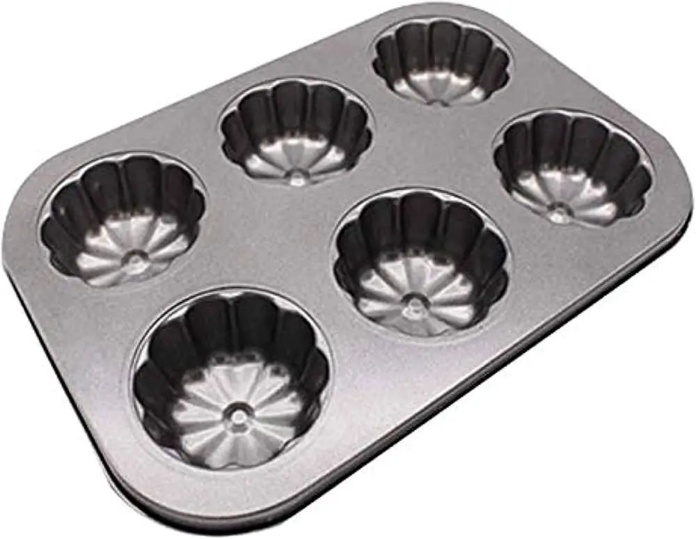 Muffin Pan 6 Cup Flower