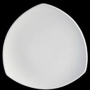 Plate 28cm Triangular Porcelain - Continental