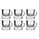 Tot Glass 6pc Set 25ml (25ml, 45x50mm) with Handle