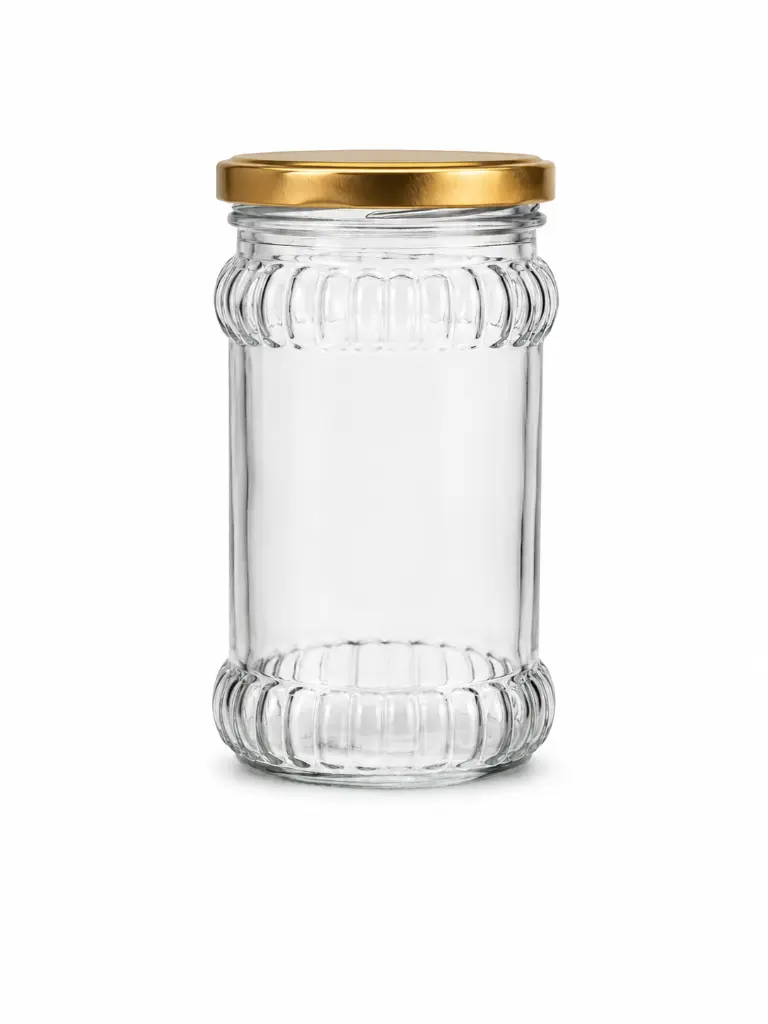 Glass Jar 200ml Narada Glass with Lid - JAR115
