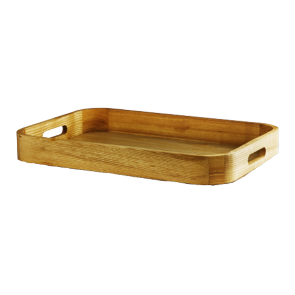Tray 40X28X4.5Cm Rectagular Wooden Rvt2023-393