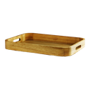 Tray 40X28X4.5Cm Rectagular Wooden Rvt2023-393