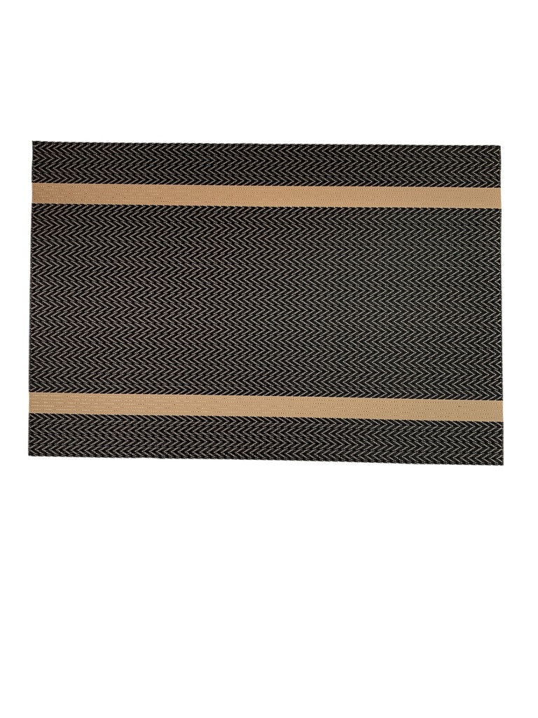 Placemat 45X30Cm Gold Lines Rvt2023-022