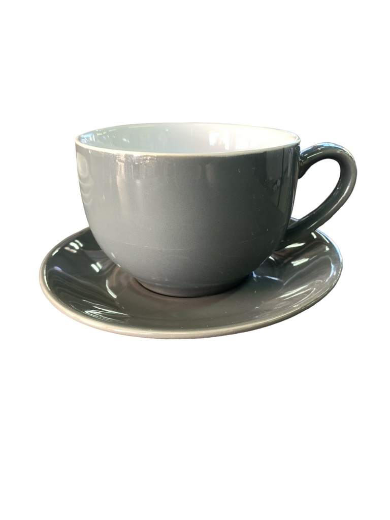 Cup & Saucer 250ml Porcelain Solid Colours - RVT2023-319