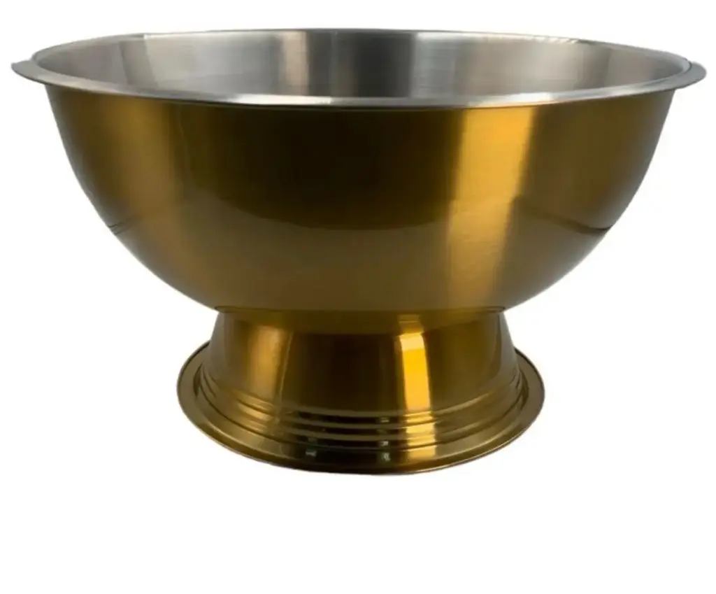Punch / Ice  Bowl 40x23cm Stainless Steel Footed Colours - Essentials 