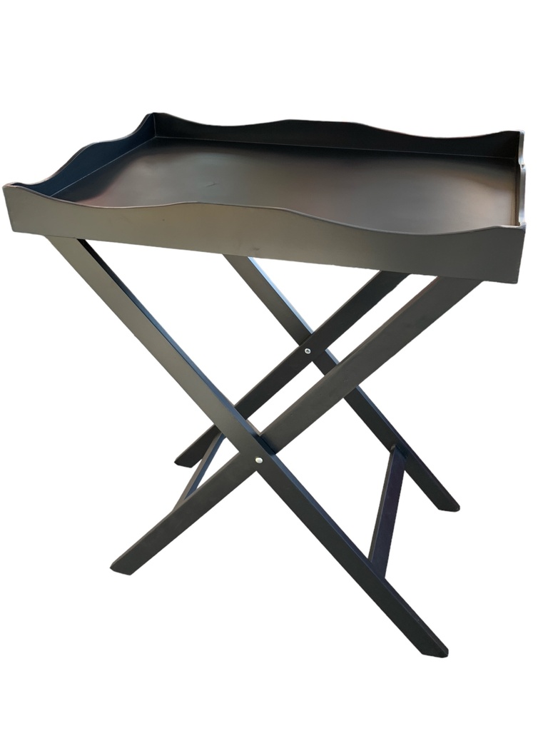 Butlers Tray H:63Cm Tray:61X39X6Cm Wave B-Tray