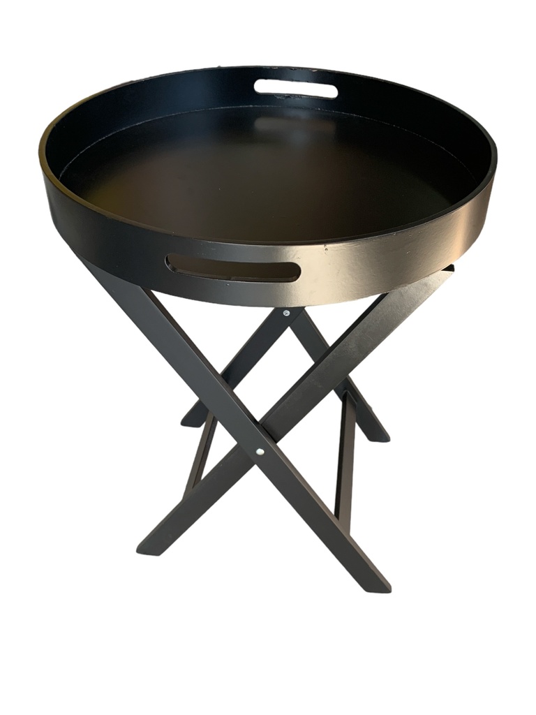 Butlers Tray H:64Cm Tray:46X6.5Cm Round B-Tray