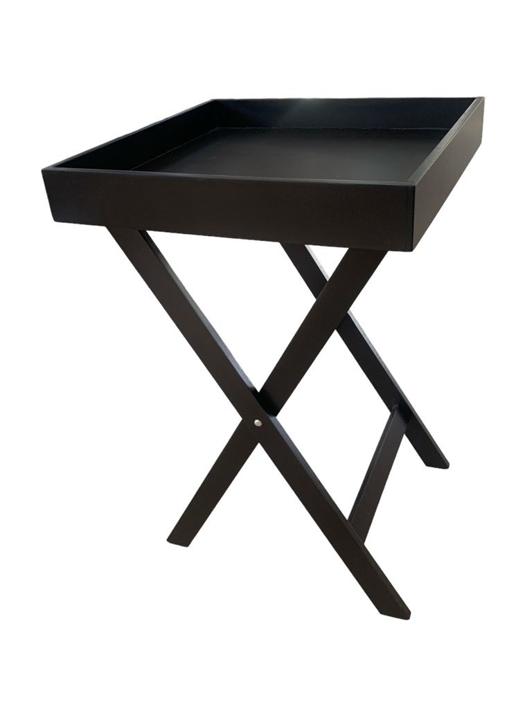 Butlers Tray H:60Cm Tray:40X39X6Cm Square Metro