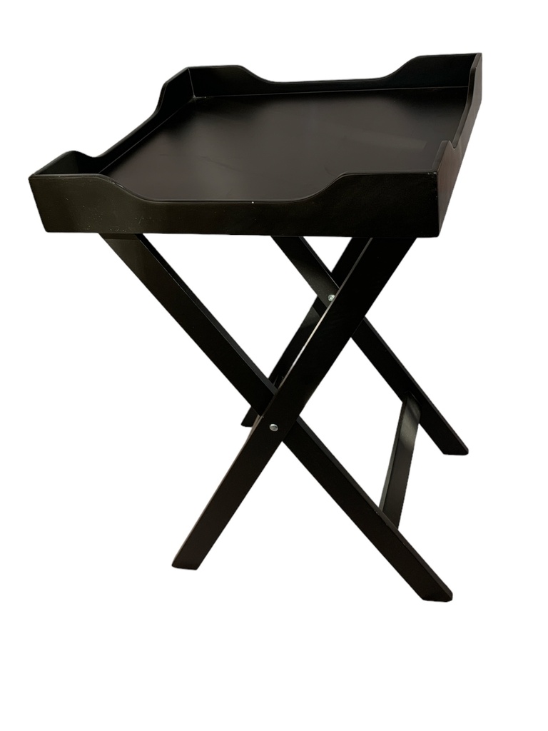 Butlers Tray H:60Cm Tray:40X40X6Cm Square Classic