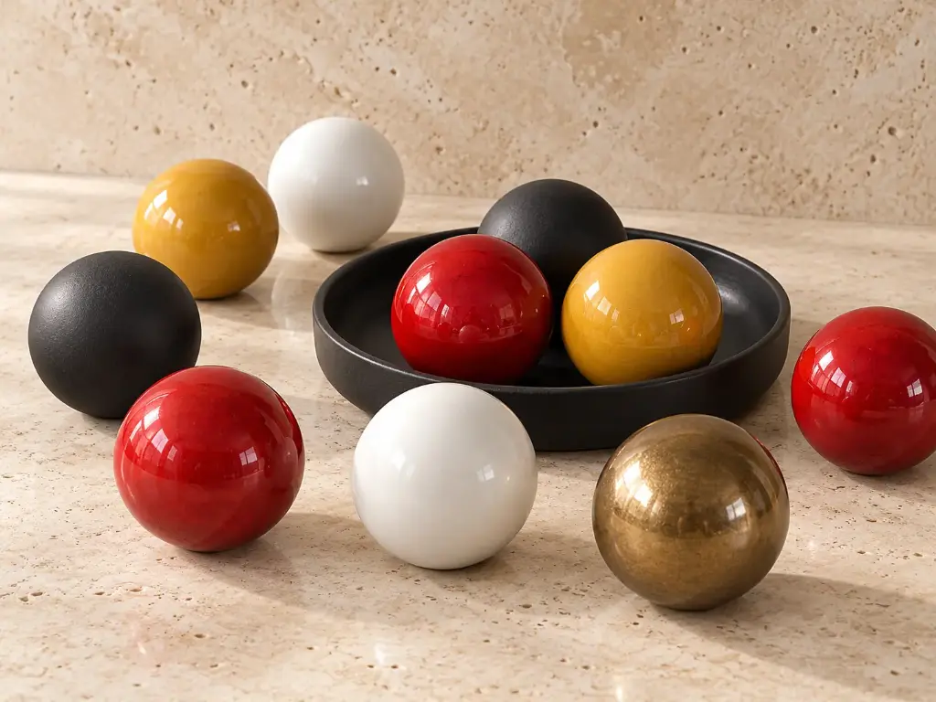 Décor Ball AC 10cm Plain - Metallic