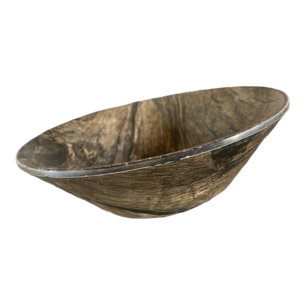 Bowl 19X6Cm Wavy Hybrid Wooden Series Hw787