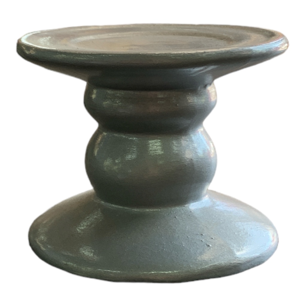 Candle Stand AC 8x10cm Vintage - Metallic