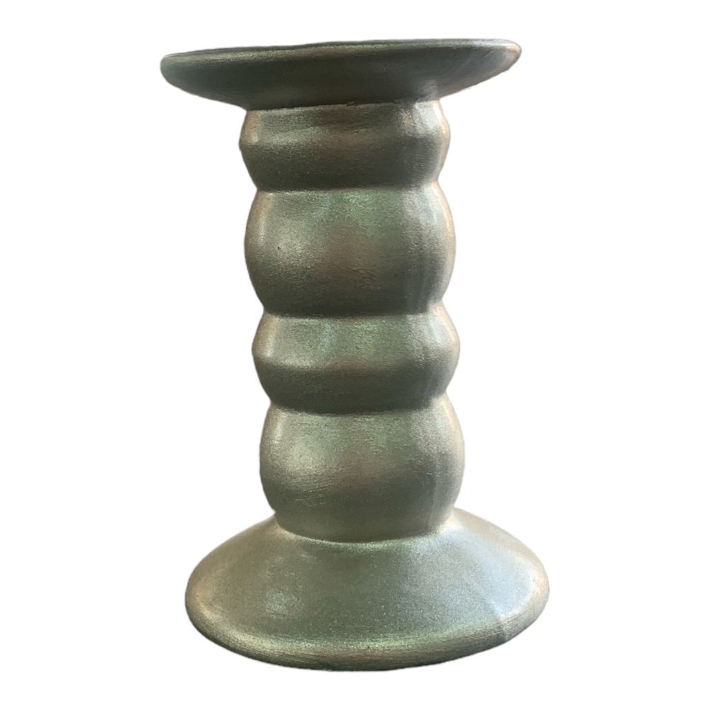 Candle Stand AC 16x10cm Vintage - Metallic