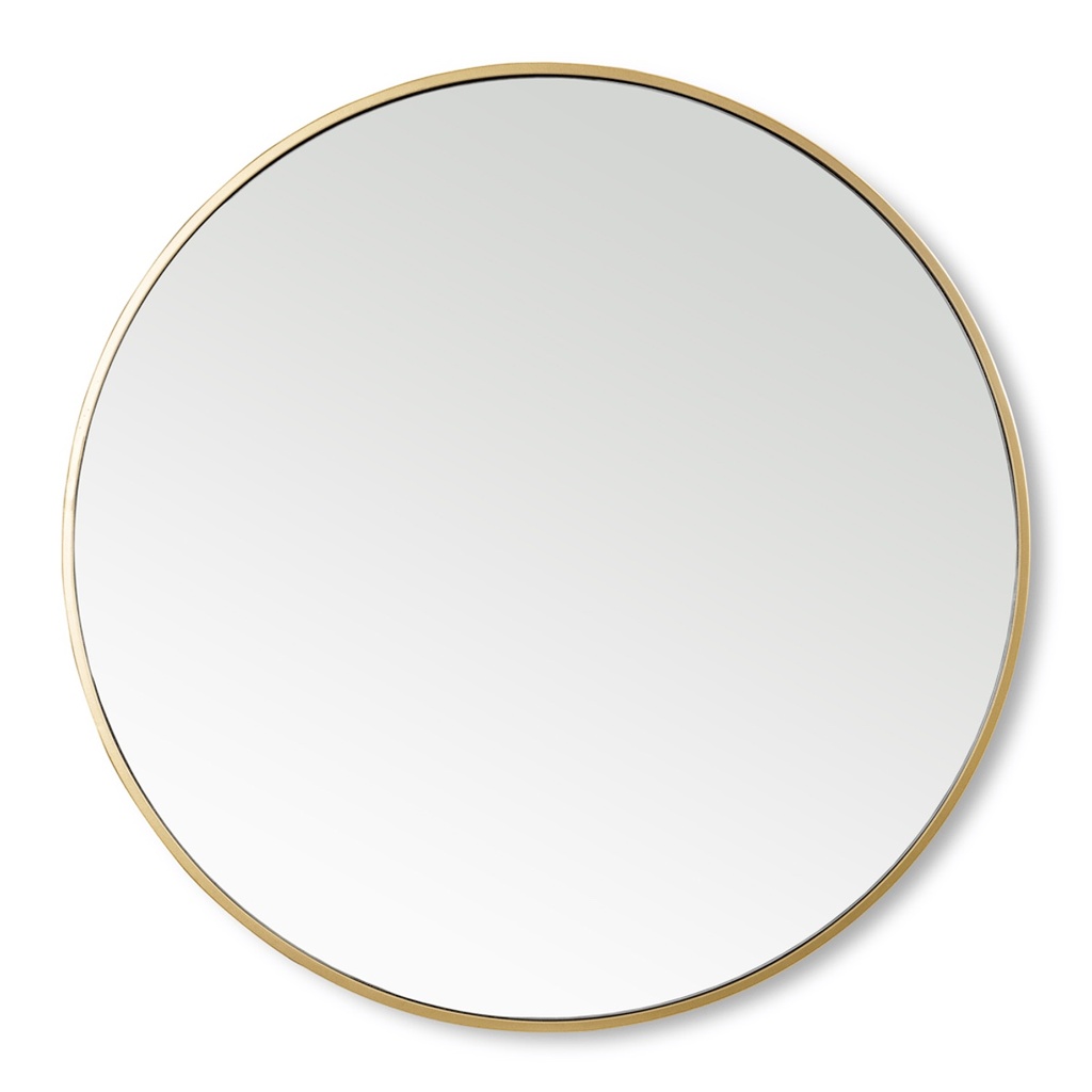 Mirror 60X2.5Cm Round Narrow Border Assorted Colours Sd422-5