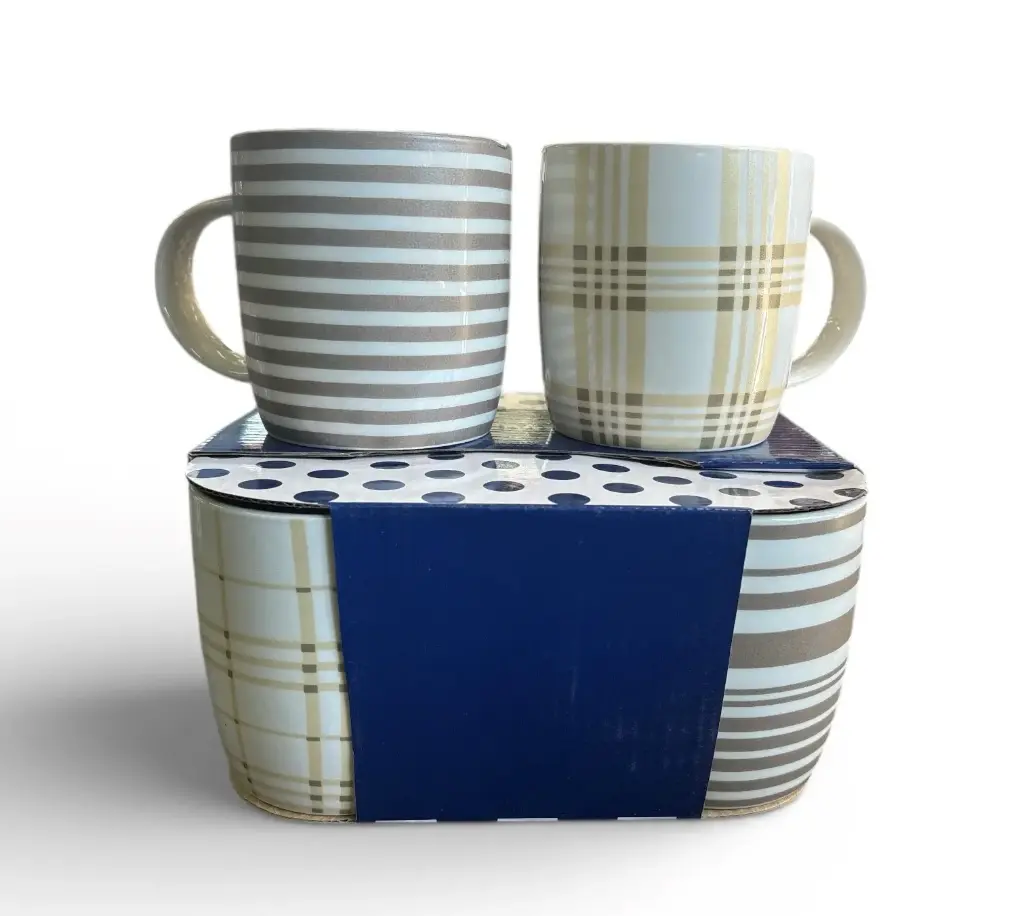 Mug Set 4Pc Designer Assorted