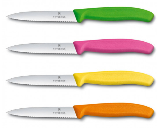 Victorinox Knife 10cm Paring Serrated 