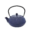 Teapot Cast Iron 600ml Tea Infuser Blue - Eetrite RH143BL