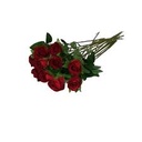 Flower Roses 4 Open, 1Closed 106Cm Large Ass Colours