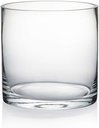 Glass Vase 15X15cm Cylinder Clear Glass VAS1515