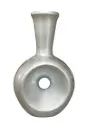 Vase AC 105cm 1 Hole Urn With Neck - Metallic