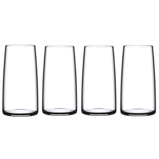 [AD25996] Tumbler Hiball 4pc Set 460ml Glass - Pinot 420449