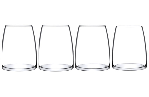 [AD25997] Tumbler 390ml 4pc Water Glass Pinot-420742