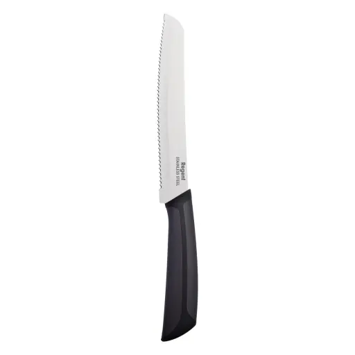 [AD26193] Bread Knife 320x30mm Black & Grey Handle - RG 12618