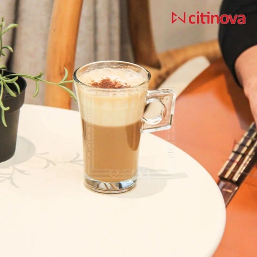 [AD26293] Coffee Mug 250ml 6pc Clear Gaiyo Citinova 447473