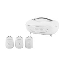 [RHD1834] Bread Bin 4pc Set Primo Stainless Steel RHW