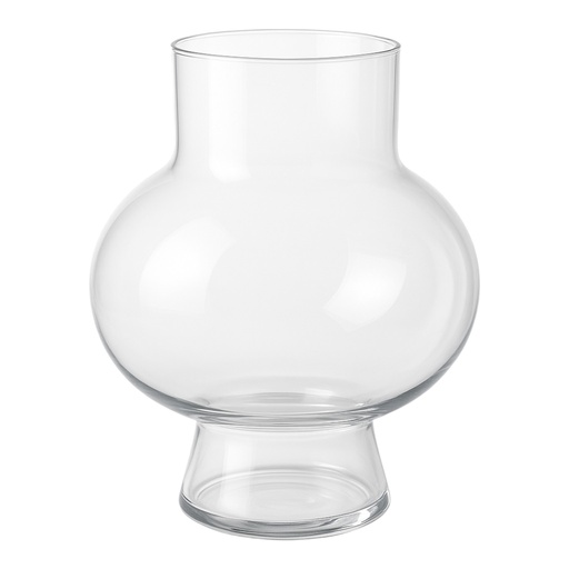 [AD26386] Bubble 20x8.3cm Clear Glass VASTB2323