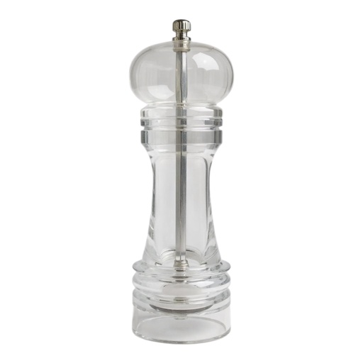 [AD26464] Pepper Grinder 14x6cm Clear CYQ-6001