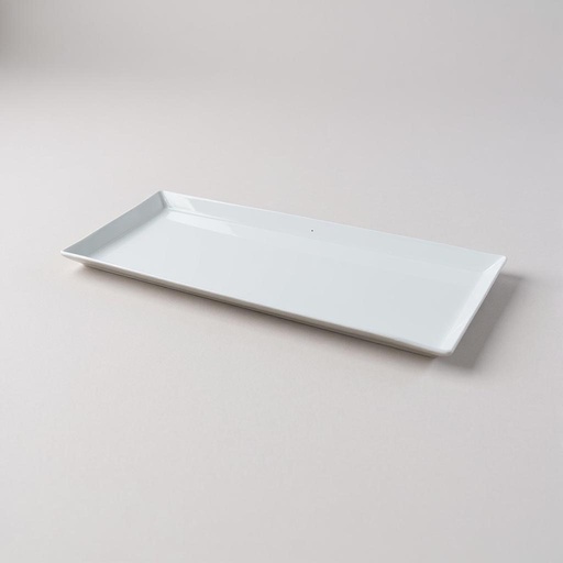 [AD26470] Platter 46x28cm Rectangular White - 70343