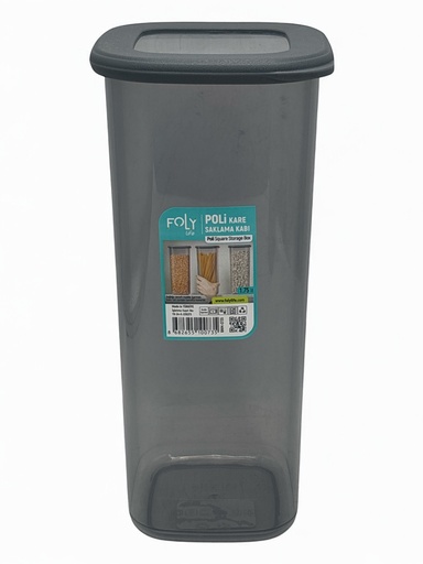 [AD26510] Storage Box 11x11x24.5cm 1.75lt Food Container Plastic With Lid BNM-0735