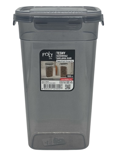 [AD26514] Storage Box 14x10x24cm 1.9lt Food Container Plastic With Lid BNM-7895