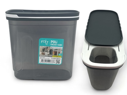 [RHD85] Storage Box 21x11.5x20.5cm 3lt Food Container Plastic With Lid BNM-2333