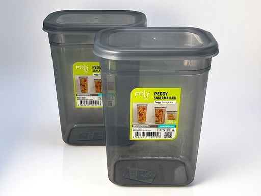 [RHD71] Storage Box 14x10x19cm 1.5lt Food Container Plastic With Lid BNM-4511