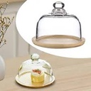 [MV056LID] Cake Dome 26x21.5cm Glass MV056LID