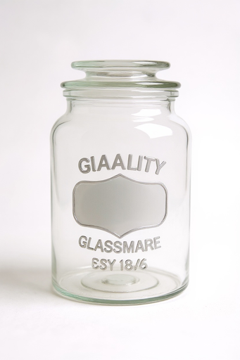 [RHD146] Jar 1.5Lt Round Canister With lid (20.5x11.5cm) - 11330