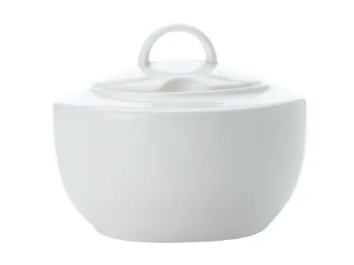 [RHD261] Sugar Basin & Lid 280ml Coupe Cashmere (10x6cm) - Maxwell & Williams BC1902