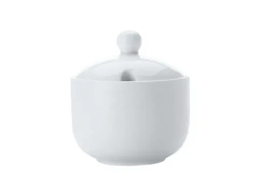 [RHD265] Sugar Basin & Lid Jumbo White Basics (11.5x8cm) - Maxwell & Williams P0147