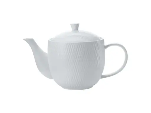 [RHD269] Teapot 800ml Diamonds White Basics - Maxwell & Williams DV0064