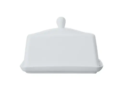 [RHD279] Butter Dish With Lid White Basics (15.5x10.5x8cm) - Maxwell & Williams DV0145