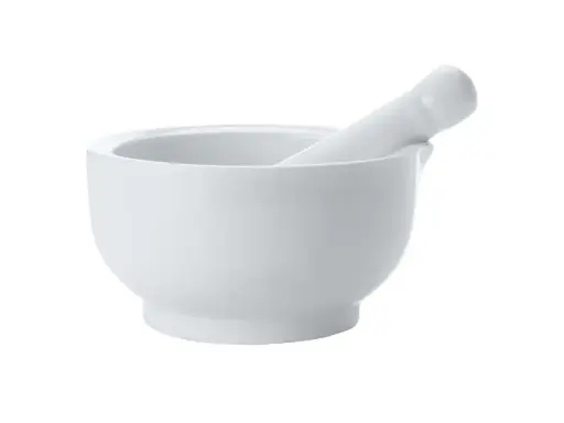 [RHD283] Mortar & Pestle 12cm White Basics (12x6cm) - Maxwell & Williams AA1671