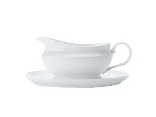 [RHD287] Gravy Boat & Saucer 500ml White Basics - Maxwell & Williams P0424