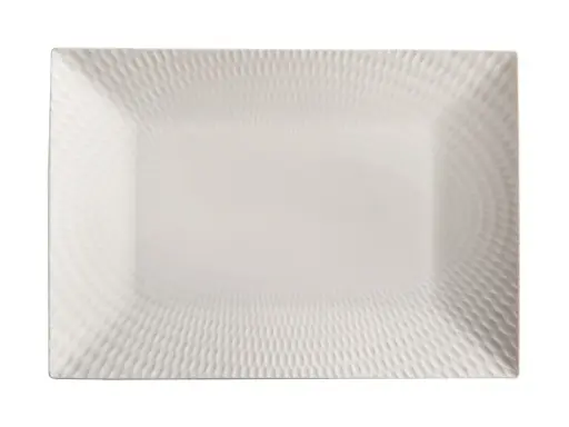 [RHD331] Platter 25x18cm Rectangular Diamonds White Basics - Maxwell & Williams DV0175