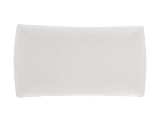 [RHD339] Platter 36x18.5cm Rectangular Diamonds White Basics - Maxwell & Williams JX260336